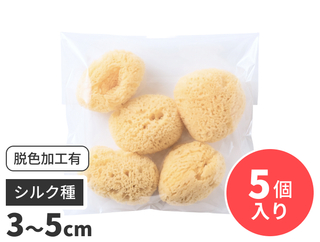 天然海綿(3-5cm)5個入り