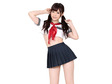 ベリーショートセーラー服