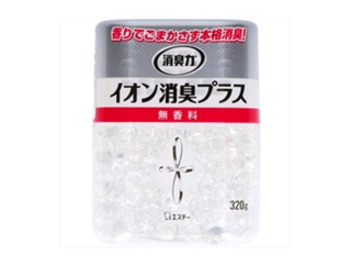 消臭力クリアビーズ　イオン消臭プラス　本体　無香料　320g