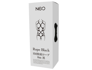 NEO　SM拘束ロープ　日本製（黒）8ｍ