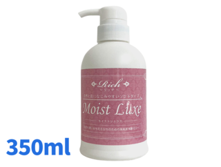 リッチ潤滑ゼリー　350ml　ポンプ　モイストリュクス　ソフトタイプ