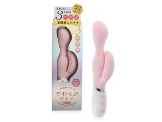 やわらかバイブ ピンク