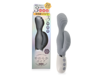 やわらかバイブ グレー